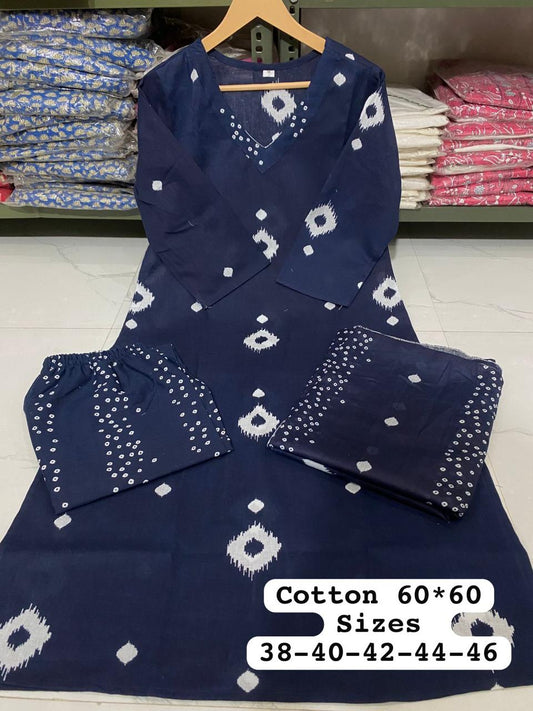 BLUE ANGHRAKHA SUIT